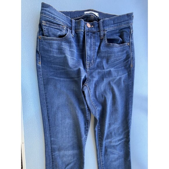Madewell Jeans Women's Blue Denim Roadtripper Stretch Skinny Size 28 - Picture 6 of 11
